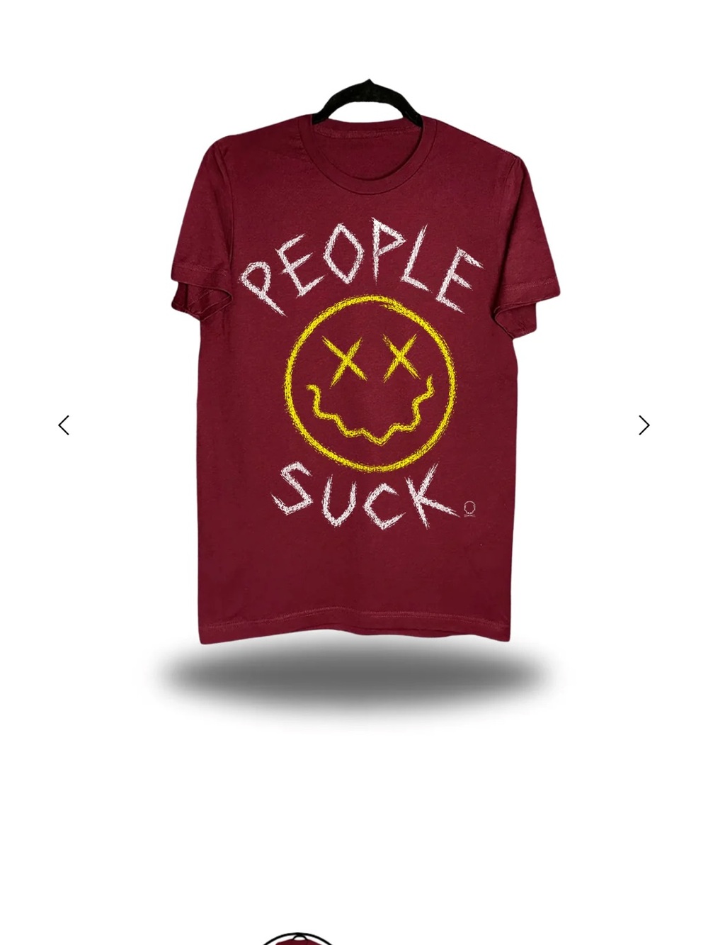 New the drive drive company Maroon Graphic Tee  - People Suck medium